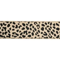 Promo 🌟 1.5" Cheetah Faux Linen Wired Ribbon by Celebrate It™ 🧨 -Celebrate It Sales Shop 10659080 3