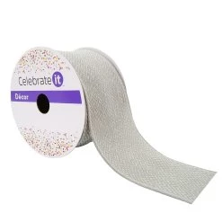 Cheap ❤️ 12 Pack: 2.5" Wired Herringbone Ribbon by Celebrate It™ Décor 😉