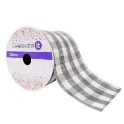 Best reviews of 🎁 4" Buffalo Check Wired Ribbon by Celebrate It™ Décor 🥰
