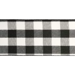 Best Sale 🔔 2.5" Buffalo Check Wired Ribbon by Celebrate It™ Décor 👏 -Celebrate It Sales Shop 10659090 3