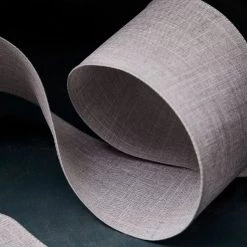 Coupon ⌛ 4" Faux Linen Wired Ribbon by Celebrate It™ Décor 🔥 -Celebrate It Sales Shop 10659091 20