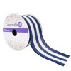 Top 10 💯 12 Pack: 2.5" Faux Cotton Wired Thick Striped Ribbon by Celebrate It™ Décor 🎉