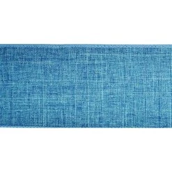 Buy 🎉 2.5" Denim Faux Linen Wired Ribbon by Celebrate It™ Décor ⭐ -Celebrate It Sales Shop 10659093 3