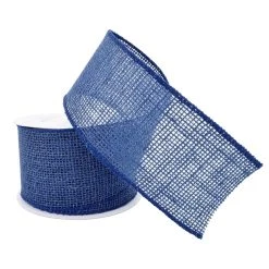 Top 10 🔔 12 Pack: 2.5" Faux Linen Wired Ribbon by Celebrate It™ Décor ✔️ -Celebrate It Sales Shop 10659095 2 1