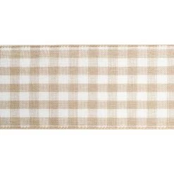 Coupon 🌟 2.5" Gingham Wired Ribbon by Celebrate It™ Décor 🎉 -Celebrate It Sales Shop 10659096 3
