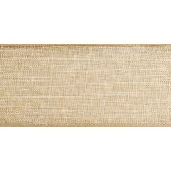 Wholesale 🧨 12 Pack: 2.5" Faux Linen Wired Ribbon by Celebrate It™ Décor 🥰 -Celebrate It Sales Shop 10659097 3 1