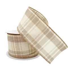 Brand new 🔥 2.5" Wired Plaid Ribbon by Celebrate It™ Décor 🔥 -Celebrate It Sales Shop 10659103 2