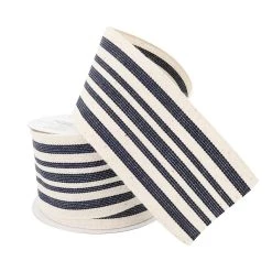 Promo ✔️ 12 Pack: 2.5" Faux Cotton Wired Striped Ribbon by Celebrate It™ Décor 🎉 7 Promo ✔️ 12 Pack: 2.5" Faux Cotton Wired Striped Ribbon by Celebrate It™ Décor 🎉 -Celebrate It Sales Shop 10659104 2 1