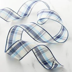Budget 🧨 2.5" Wired Plaid Ribbon by Celebrate It™ Décor 💯 -Celebrate It Sales Shop 10659106 20