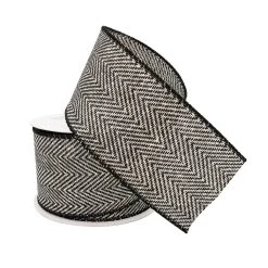 Top 10 ❤️ 12 Pack: 2.5" Herringbone Wired Ribbon by Celebrate It™ ✨ -Celebrate It Sales Shop 10659113 2 1