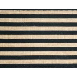 Budget 🔔 4" Faux Linen Wired Stripe Ribbon by Celebrate It™ 🧨 -Celebrate It Sales Shop 10659117 3