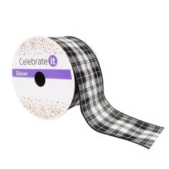 Brand new 🥰 2.5" Wired Plaid Ribbon by Celebrate It™ 👏