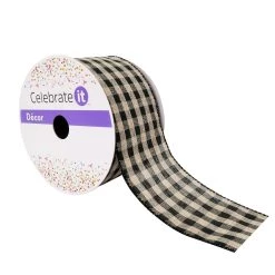 Cheapest 🌟 2.5" Wired Gingham Ribbon by Celebrate It™ 🛒