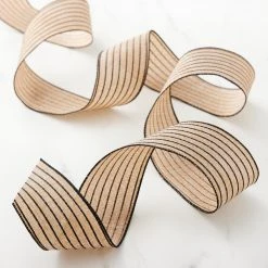 Best reviews of 🔔 2.5" Faux Linen Wired Pinstripe Ribbon by Celebrate It™ ⌛ -Celebrate It Sales Shop 10659130 20