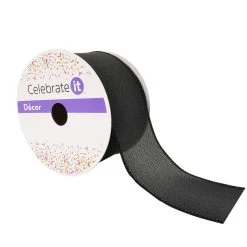 Coupon 🎉 12 Pack: 2.5" Faux Linen Wired Ribbon by Celebrate It™ 🥰