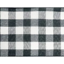 Outlet ✔️ 4" Wired Buffalo Check Ribbon by Celebrate It™ Décor 😉 -Celebrate It Sales Shop 10659133 3