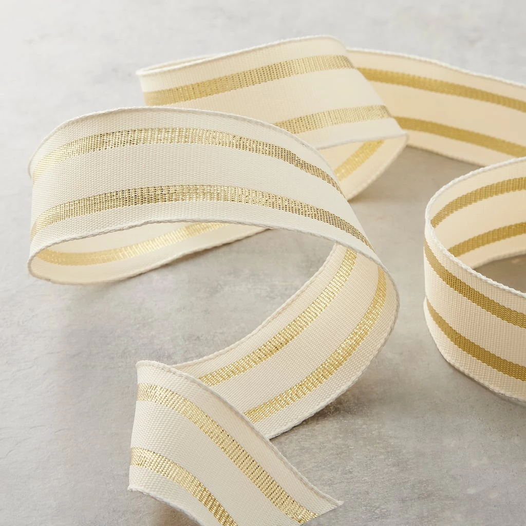 Promo 😍 1.5" Grosgrain Ticking Striped Ribbon by Celebrate It™ 360°™ 💯 2 Promo 😍 1.5" Grosgrain Ticking Striped Ribbon by Celebrate It™ 360°™ 💯 - Image 2