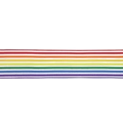 Hot Sale 🔔 1.5" Sheer Wired Rainbow Striped Ribbon by Celebrate It™ 360°™ 🔔 -Celebrate It Sales Shop 10659266 2