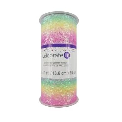 Buy ✨ 5.375" Encrusted Glitter Ribbon by Celebrate It™ ⭐