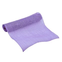Hot Sale 🎉 21" Purple Poly Burlap Mesh by Celebrate It™ 👏