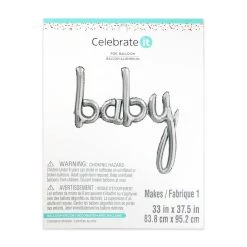 Best deal 👍 6 Pack: Silver Baby Foil Balloon by Celebrate It™ 🔔