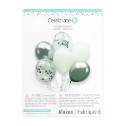 Outlet 🌟 12 Pack: Silver Balloon Bouquet Kit by Celebrate It™ 🔥