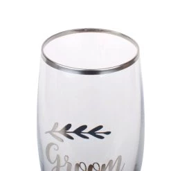 Budget 😍 Silver Groom Toasting Flute by Celebrate It™ 🔔 -Celebrate It Sales Shop 10663122 2