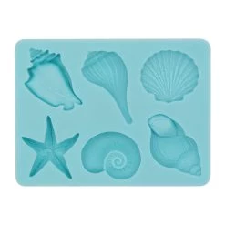 Buy 💯 6 Pack: Sea Shell Silicone Fondant Mold by Celebrate It® ✔️