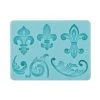 Promo 🛒 6 Pack: Fleur-De-Lis Silicone Fondant Mold by Celebrate It® 🎉