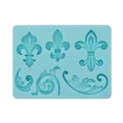Promo 🛒 6 Pack: Fleur-De-Lis Silicone Fondant Mold by Celebrate It® 🎉