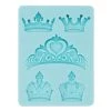 Buy 💯 Crowns Silicone Fondant Mold by Celebrate It® 🛒
