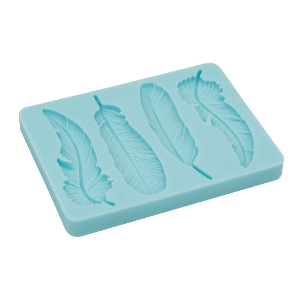Best deal ๐ 6 Pack: Feathers Silicone Fondant Mold by Celebrate It® ๐ 2 Best deal ๐ 6 Pack: Feathers Silicone Fondant Mold by Celebrate It® ๐ - Image 2