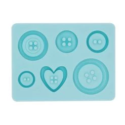 Hot Sale 🌟 Buttons Silicone Fondant Mold by Celebrate It® 👍