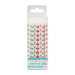 Budget 😉 12 Packs: 12 ct. (144 total) Polka Dot 🎂 Birthday Candles by Celebrate It™ 😀 -Celebrate It Sales Shop 10664110 3 1
