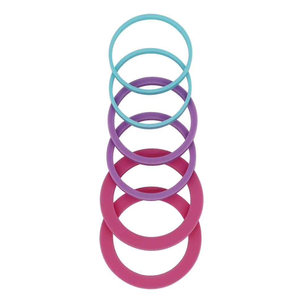 Budget ๐ 6 Pack: Fondant Silicone Rolling Pin Guide Ring Set by Celebrate It® ๐ 3 Budget ๐ 6 Pack: Fondant Silicone Rolling Pin Guide Ring Set by Celebrate It® ๐ - Image 3