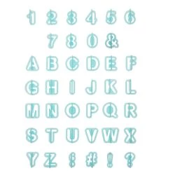 Wholesale 🤩 6 Pack: Alphabet & Number Fondant Cut Out Set by Celebrate It® 🎁