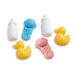 Best Sale 🔔 6 Pack: Rattle, Bottle & Duck Silicone 🍬 Candy Mold by Celebrate It™ ✨ -Celebrate It Sales Shop 10664622 4 1