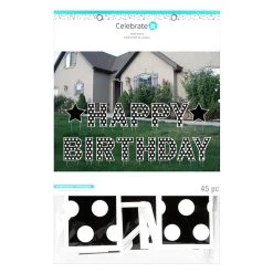 Cheap ✔️ Polka Dot Happy 🥳 Birthday Yard Sign by Celebrate It™ 🛒