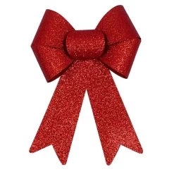 Brand new 👏 9" Red Glitter Bow by Celebrate It™ ❄ Christmas 🎁