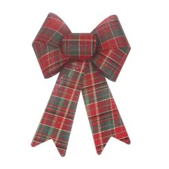 Best Pirce 🥰 9" Red & Green Plaid Bow by Celebrate It™ 🔔 Christmas ✨