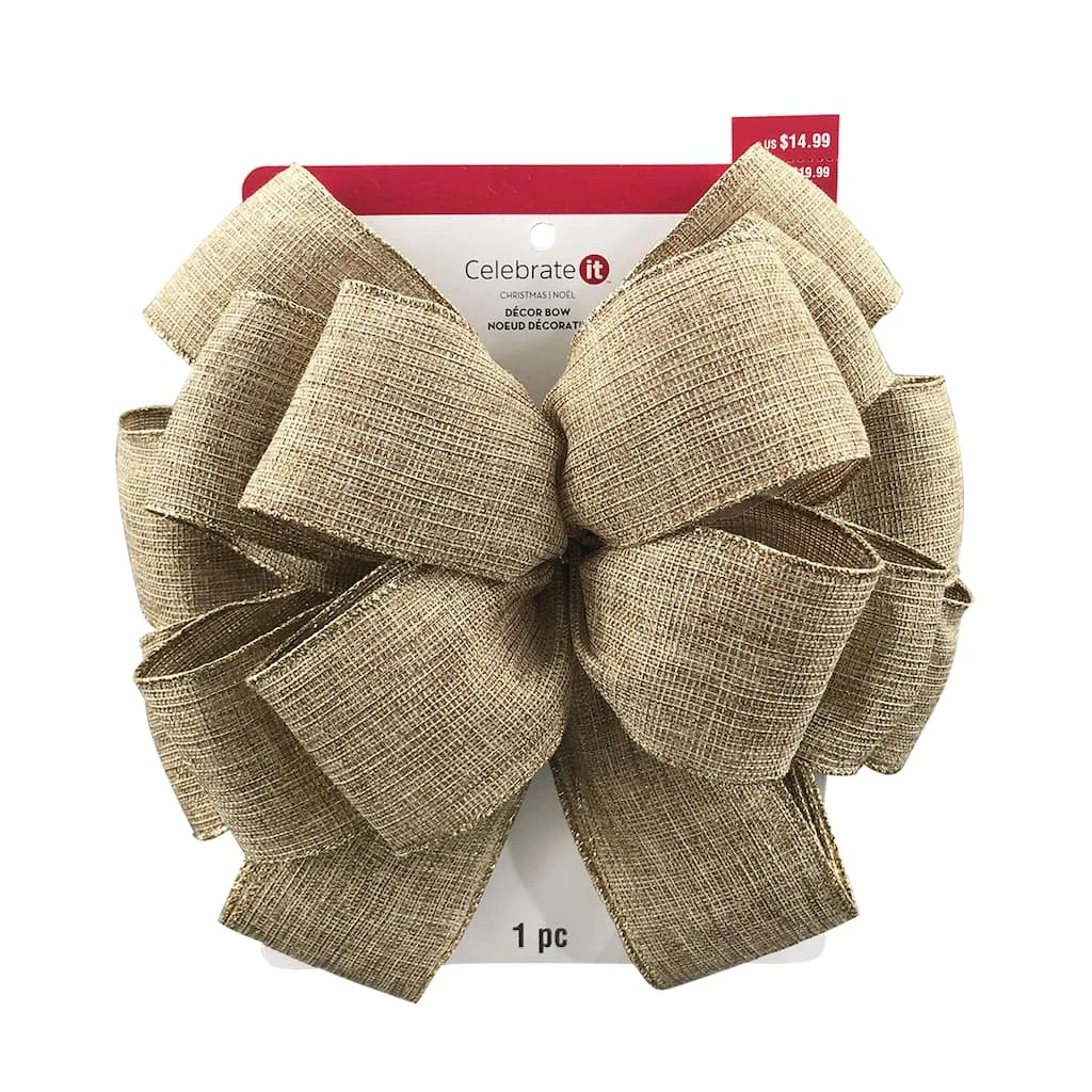 Best Sale ✨ 20.5" Natural Woven Tree Topper Bow by Celebrate It™ 🎄 Christmas 🎉 1 Best Sale ✨ 20.5" Natural Woven Tree Topper Bow by Celebrate It™ 🎄 Christmas 🎉