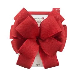 New 😉 20.5" Red Tree Topper Bow by Celebrate It™ ❄ Christmas 😀