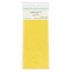 New 🧨 24 Packs: 12 ct. (288 total) Yellow Tissue Paper by Celebrate It™ 😉