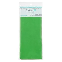 New 💯 24 Packs: 12 ct. (288 total) Festive Green Tissue Paper by Celebrate It™ 🤩