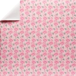 Budget ⭐ Pink Flamingo Gift Wrap by Celebrate It™ 👏