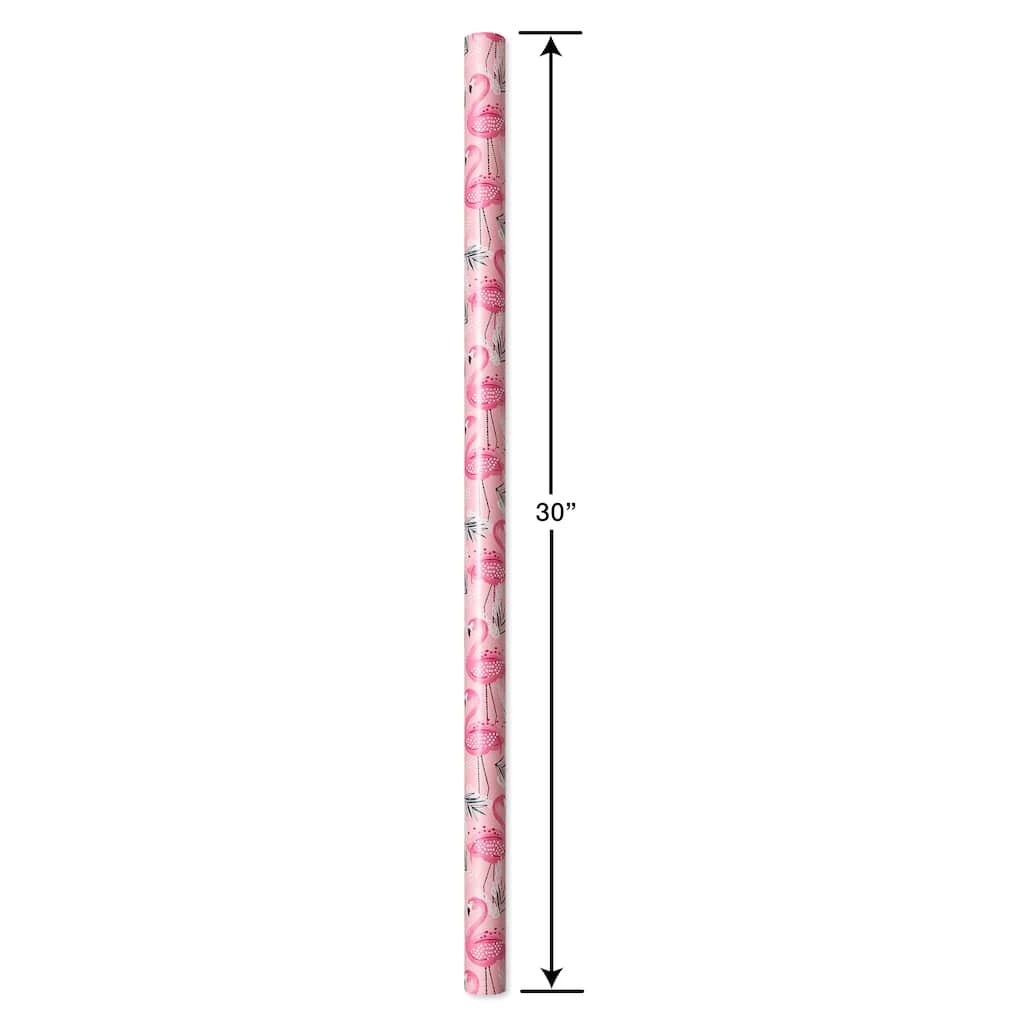Deals ⭐ 12 Pack: Pink Flamingo Gift Wrap by Celebrate It™ 🔥 3 Deals ⭐ 12 Pack: Pink Flamingo Gift Wrap by Celebrate It™ 🔥 - Image 3