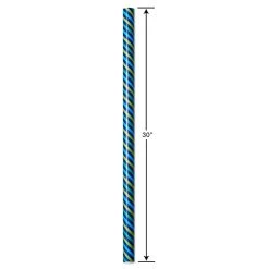 Cheap ⌛ Green & Blue Striped Gift Wrap by Celebrate It™ 🔥 -Celebrate It Sales Shop 10674755 3
