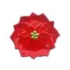 Deals 🛒 8.5" Red Poinsettia Ceramic Appetizer Plate by Celebrate It™ 🎄 Christmas 😉
