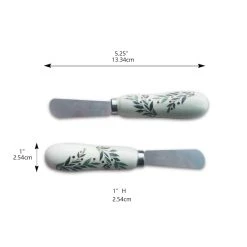 Outlet ⌛ 5.25" Leaf & Berry Spreaders by Celebrate It™ ❄ Christmas, 2ct. ⌛ -Celebrate It Sales Shop 10676986 3