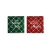 Coupon 🔔 Assorted 4" Plaid Ceramic Coaster by Celebrate It™ ❄ Christmas 💯